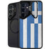 Greece Flag Distressed Galaxy S26 Kickstand Case