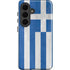 Greece Flag Distressed Galaxy S26 Plus Impact Case