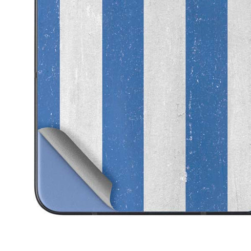 Greece Flag Distressed Galaxy Z Fold5 5G Skin