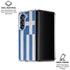 Greece Flag Distressed Galaxy Z Fold7 Clear Case