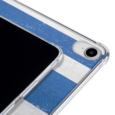 Greece Flag Distressed iPad 11th Gen (2025) Clear Case