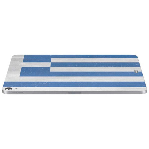 Greece Flag Distressed Apple iPad Air Skin