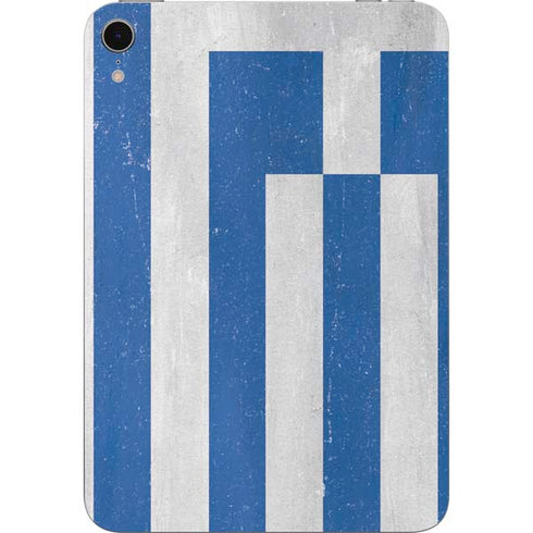 Greece Flag Distressed Apple iPad Mini Skin