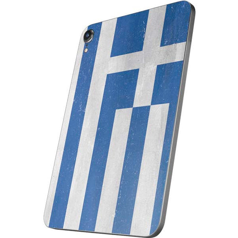 Greece Flag Distressed Apple iPad Mini Skin