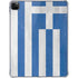 Greece Flag Distressed iPad Pro 11in (2024) Clear Case