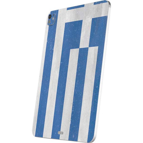 Greece Flag Distressed iPad Pro 13in M4 (2024) Skin