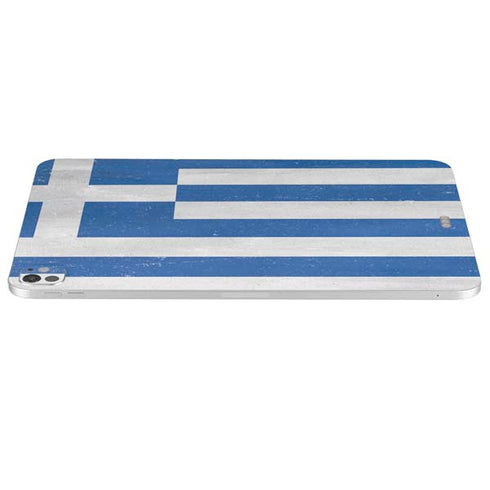 Greece Flag Distressed iPad Pro 13in M4 (2024) Skin