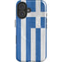 Greece Flag Distressed iPhone 16 Magsafe Impact Case