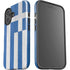 Greece Flag Distressed iPhone 16 Plus Impact Case