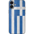 Greece Flag Distressed iPhone 16 Plus Skin