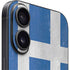 Greece Flag Distressed iPhone 16 Plus Skin
