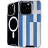 Greece Flag Distressed iPhone 16 Pro MagSafe Case