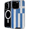 Greece Flag Distressed iPhone 16 Pro Max MagSafe Case