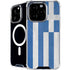 Greece Flag Distressed iPhone 16 Pro Max MagSafe Case