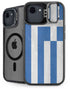 Greece Flag Distressed iPhone 16e Kickstand Case