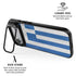 Greece Flag Distressed iPhone 17 Air Kickstand Case