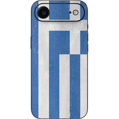 Greece Flag Distressed iPhone 17 Air Skin