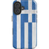 Greece Flag Distressed iPhone 17 Impact Case