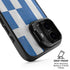 Greece Flag Distressed iPhone 17 Kickstand Case