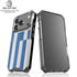Greece Flag Distressed iPhone 17 Pro Clear Case