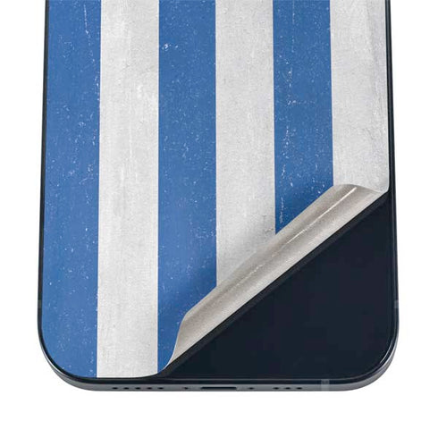 Greece Flag Distressed iPhone 17 Pro Max Skin