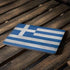 Greece Flag Distressed Apple MacBook Air Skin