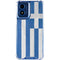 Greece Flag Distressed Moto G 5G (2024) Clear Case