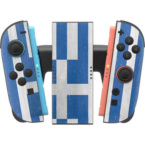Greece Flag Distressed Nintendo Switch 2 (2025) Joy-Con Controller Skin