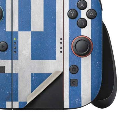 Greece Flag Distressed Nintendo Switch 2 (2025) Joy-Con Controller Skin