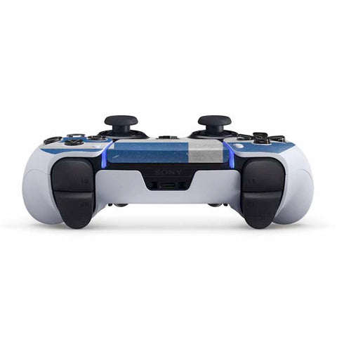 Greece Flag Distressed PS5 DualSense Edge Pro Controller Skin