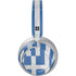 Greece Flag Distressed Surface Headphones Skin