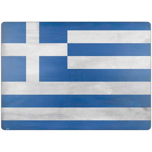 Greece Flag Distressed Surface Laptop 7 13.8in Skin