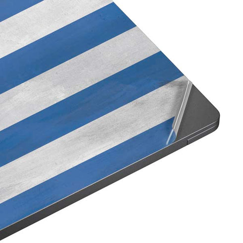 Greece Flag Distressed Surface Laptop 7 13.8in Skin