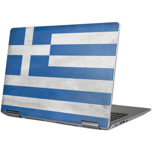 Greece Flag Distressed Yoga 710 14in Skin