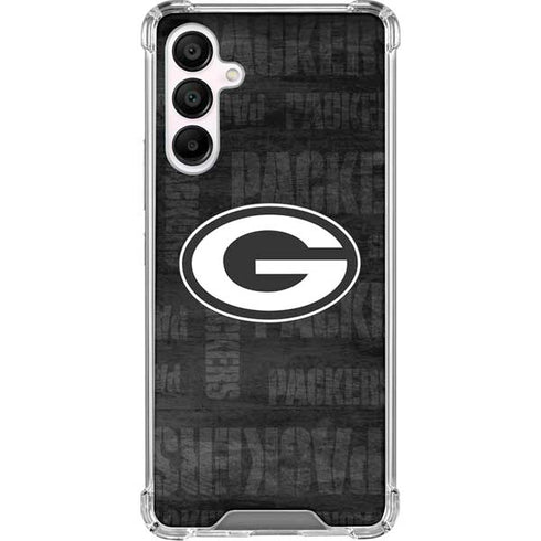 NFL Green Bay Packers Black & White Galaxy A16 5G Clear Case
