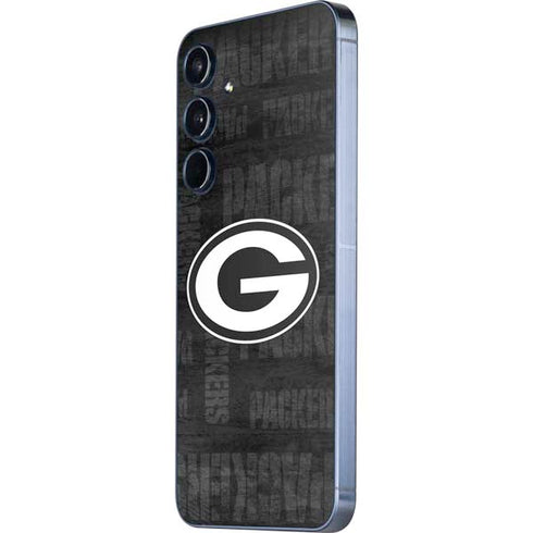 NFL Green Bay Packers Black & White Galaxy A35 5G Skin