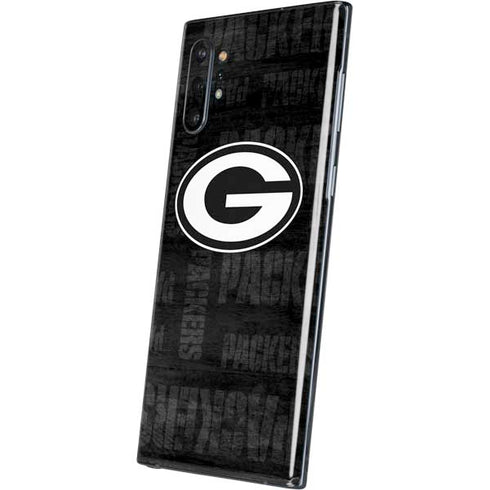 NFL Green Bay Packers Black & White Galaxy Note 10 Plus Skin