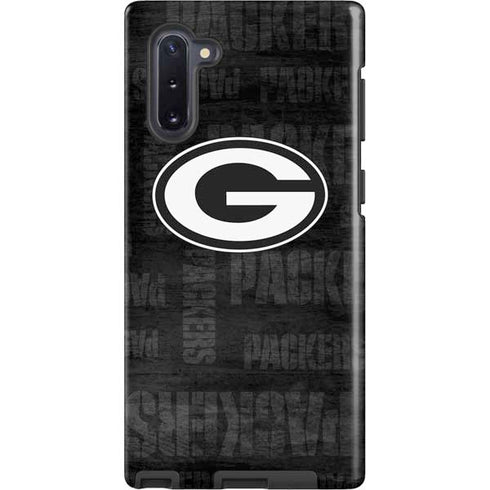 NFL Green Bay Packers Black & White Galaxy Cases