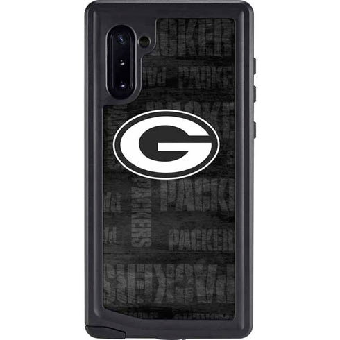 NFL Green Bay Packers Black & White Galaxy Cases