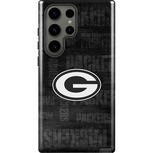 NFL Green Bay Packers Black & White Galaxy S23 Ultra Pro Case