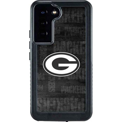NFL Green Bay Packers Black & White Galaxy S24 Plus Waterproof Case