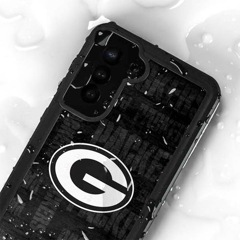 NFL Green Bay Packers Black & White Galaxy S24 Plus Waterproof Case