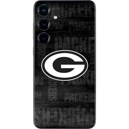 NFL Green Bay Packers Black & White Galaxy S24 Skin
