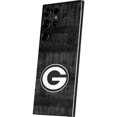 NFL Green Bay Packers Black & White Galaxy S24 Ultra Skin