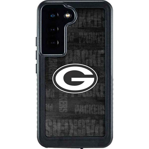 NFL Green Bay Packers Black & White Galaxy S24 Waterproof Case