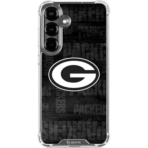 NFL Green Bay Packers Black & White Galaxy S26 Clear Case