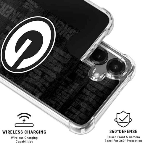 NFL Green Bay Packers Black & White Galaxy S26 Clear Case