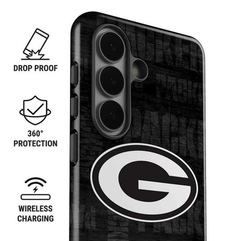 NFL Green Bay Packers Black & White Galaxy S26 Impact Case