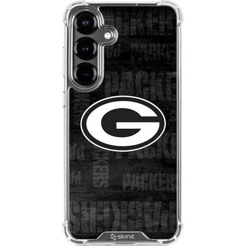 NFL Green Bay Packers Black & White Galaxy S26 Plus Clear Case