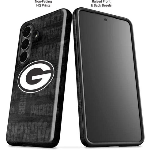 NFL Green Bay Packers Black & White Galaxy S26 Plus Impact Case